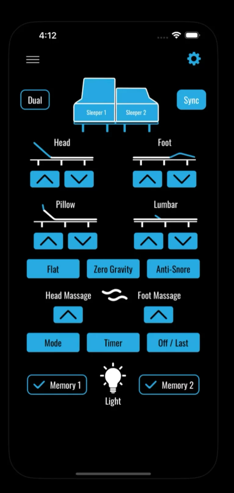 App z900 cama elctrica z900