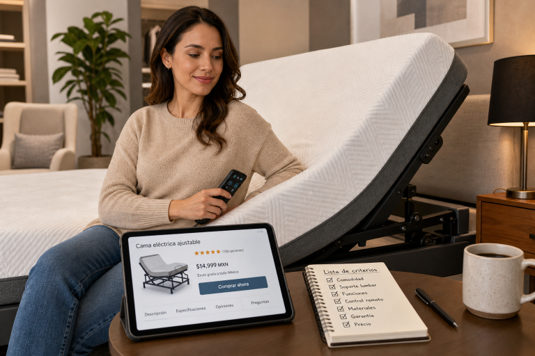 Cómo comprar tu cama eléctrica online sin cometer errores