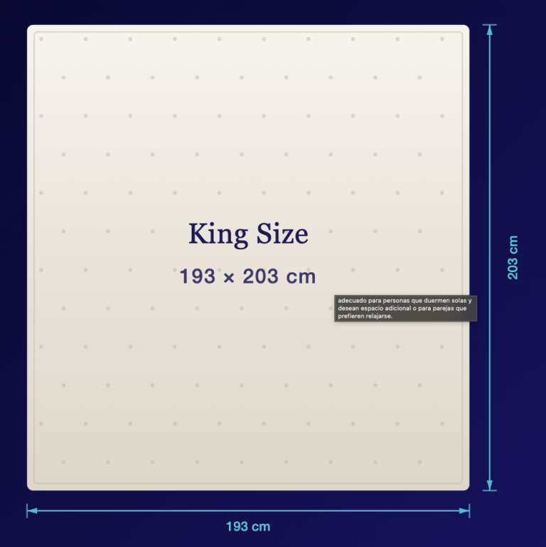 tamano king size