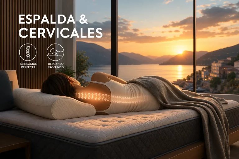 El mejor colchón para espalda y cervicales: guía 2026