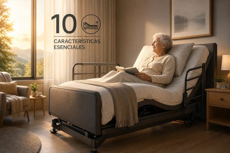 10 características esenciales en una cama para adulto mayor